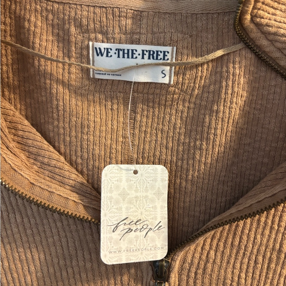 NWT Free People half zip - Picture 3 of 4